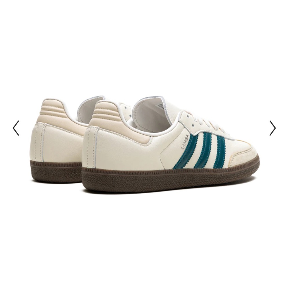 Adidas Samba OG Cloud White (Cream)
Legacy Teal Women's Size 10 Sneakers - Picture 2 of 10